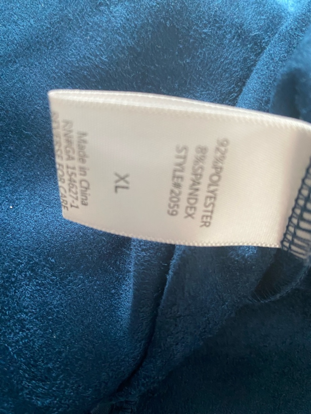 Joh  XL faux suede blue dress - Picture 6 of 6